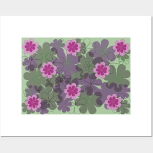 Floral pattern Posters and Art